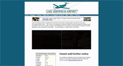 Desktop Screenshot of lakearrowheadairport.com