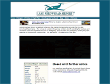 Tablet Screenshot of lakearrowheadairport.com